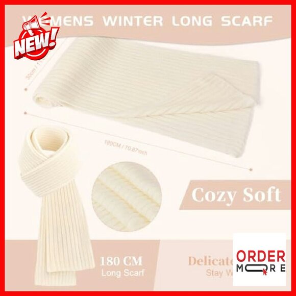 Winter Beanie Scarf Gloves Set Fleece Lined Touchscreen 3-in-1